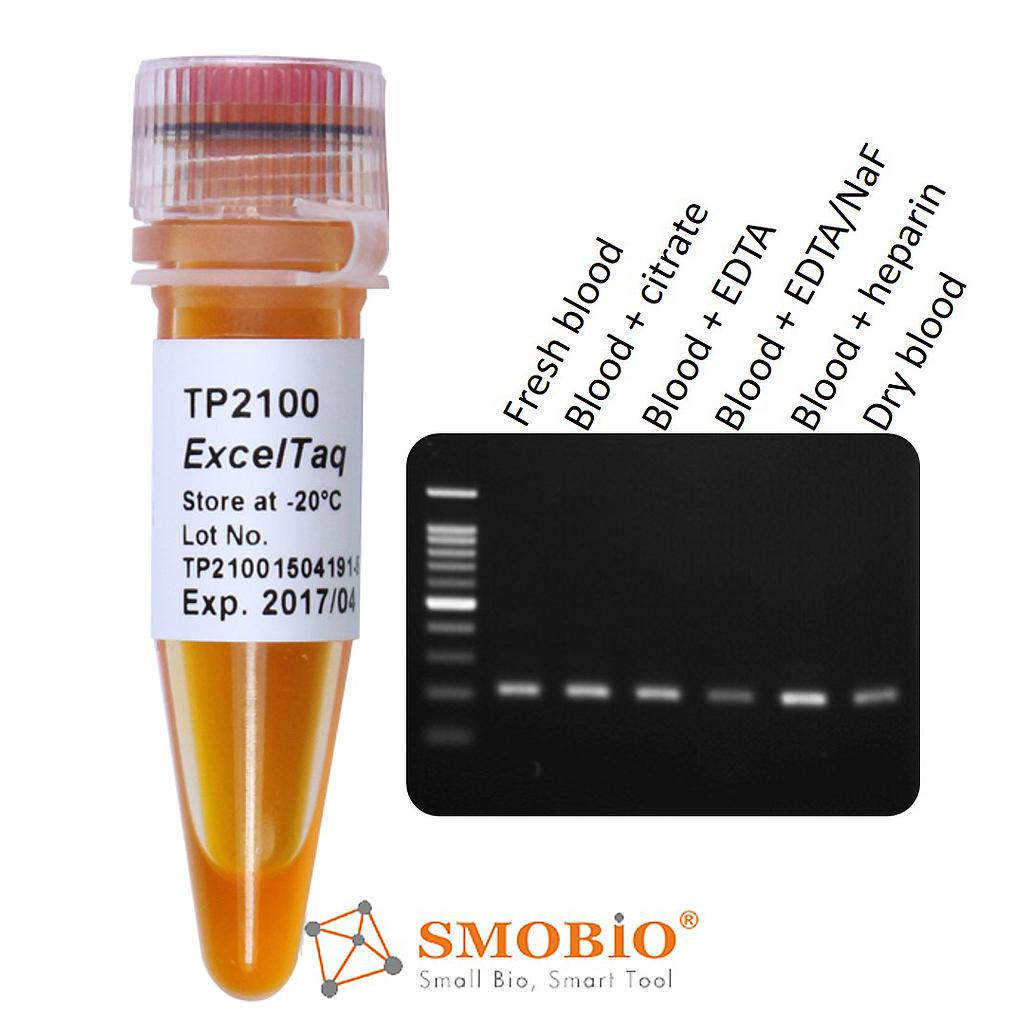 [TP2100] ExcelTaq™全血專用5X PCR預混試劑組, 200 RXN