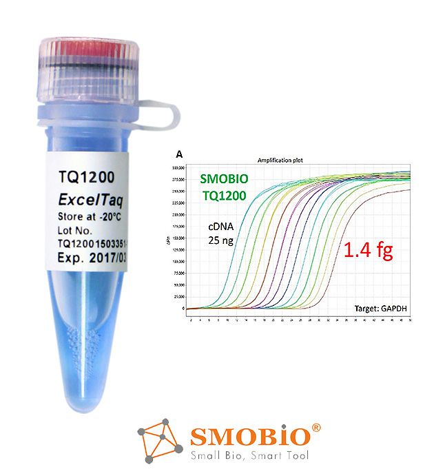 [TQ1200] ExcelTaq™ 2倍高特異性染劑快速定量PCR檢測試劑盒(無參比染料)